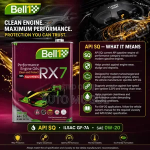 Bell 1 RX7 5W-30 100% Fully Synthetic Engine Oil 5 Litres