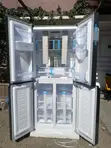 Pearl 4-Door Side-by-Side Refrigerator with Water Dispenser - 1