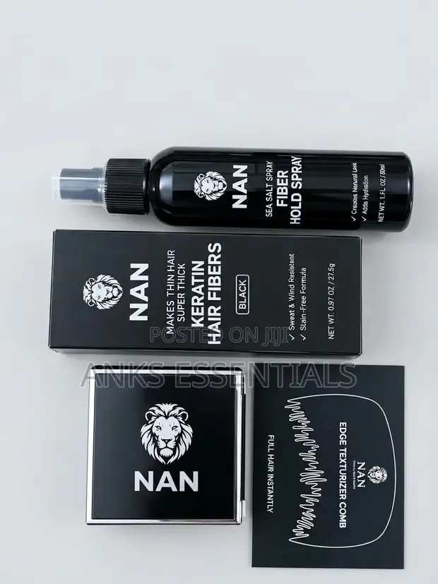NAN Keratin Hair Fibers Complete Styling Kit - 1