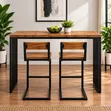 Royal Comfort Steel Frame Bar & Stool Dining Set (2-Seater) - 2