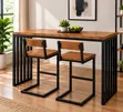 Royal Comfort Steel Frame Bar & Stool Dining Set (2-Seater) - 3