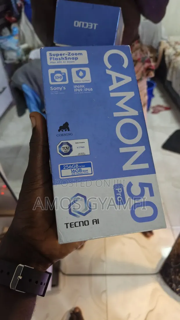 New Tecno Camon 50 Pro 256GB Gray - 1