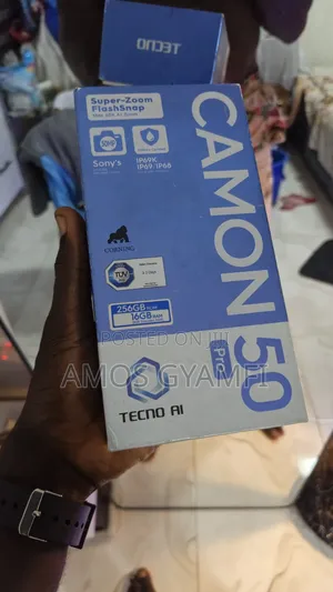 New Tecno Camon 50 Pro 256GB Gray