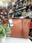 Zara Large Tote Bag - Burgundy - 4