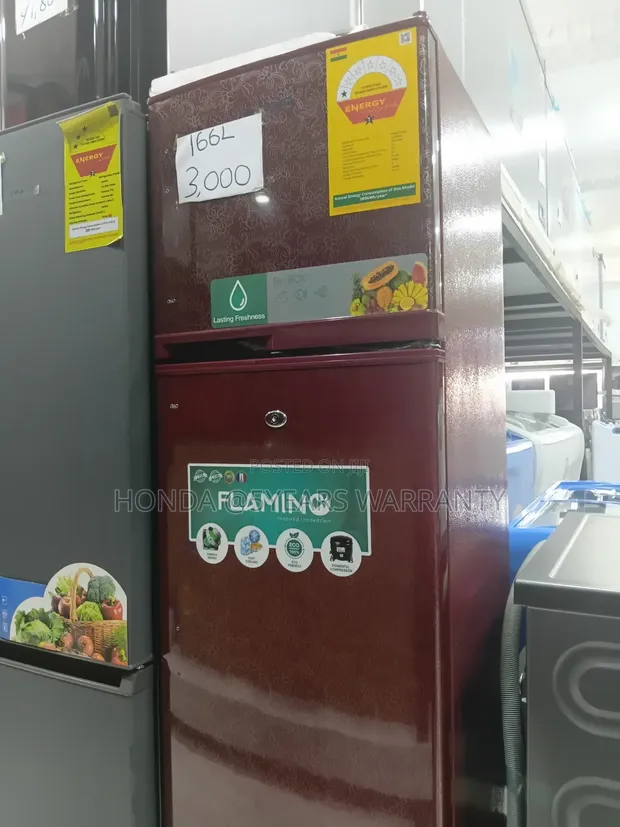Flamino Refrigerator - 2 Doors, Top Freezer - 1
