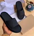 Luxury Minimal Leather Slides - Chocolate Brown - 4