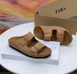 Zara Birkenstock Style Slides