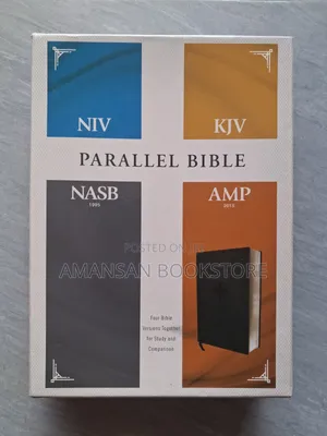 NIV, KJV, NASB, AMP Parallel Bible (Leather)