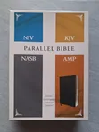 NIV, KJV, NASB, AMP Parallel Bible (Leather) - 1