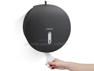 Svavo Jumbo Toilet Roll Dispenser - Black