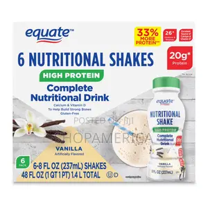 Equate High Protein Nutritional Shake - 6 Pack