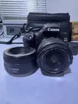 Used Canon 4000D with 55mm Prime Lens and Promate Bag - 2