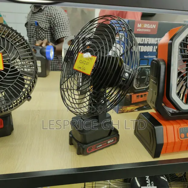 Stylish Rechargeable Heavy Duty Desk Fan - 1