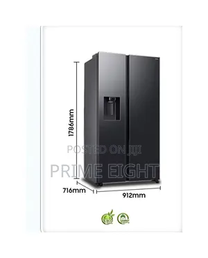Samsung 635L Side-by-Side Refrigerator (RS70F65K4TGH)