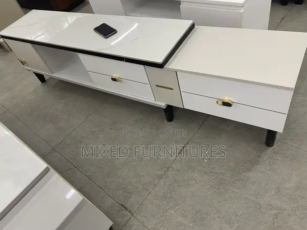 Brand New TV Stand with 3 Storage - 1