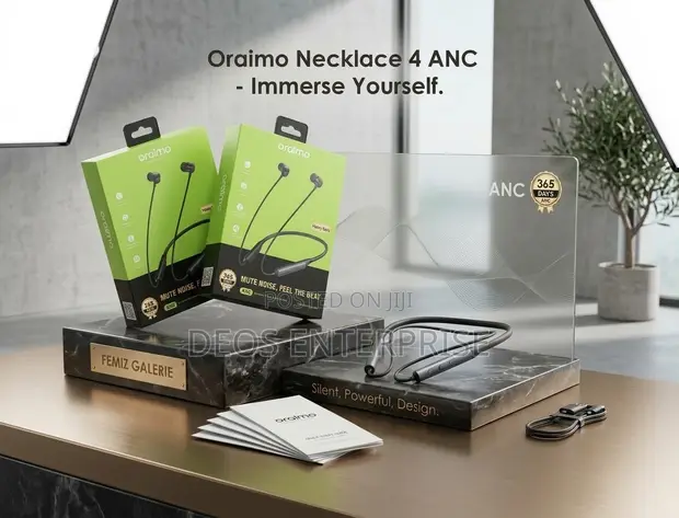 Oraimo Pure Sound Neckband ANC Headphones - 1