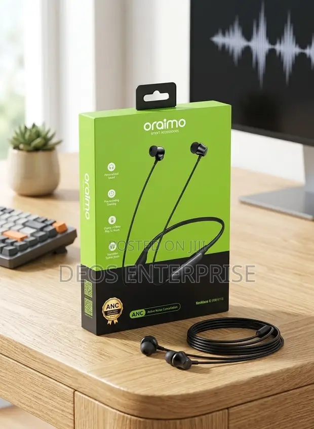 Oraimo Ultra Bass Earphones ANC - 1