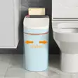 Covered Press-Type Trash Can/Bin - 2