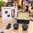 SX21 Wireless Phone Microphone with Charging Case - 5