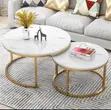 2-in-1 Round Center Table Set - 2