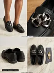 Brand New Graceland Black Chain Loafers (Size 40 Unisex) - 3
