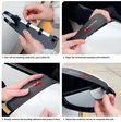 2-in-1 Car Rearview Mirror Rain Eyebrow Visor - 3