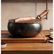 28cm Hand-Forged Iron Belly Pot - 1