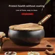 28cm Hand-Forged Iron Belly Pot - 2
