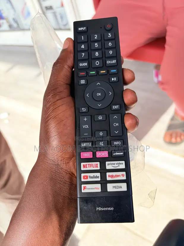 Hisense Smart Android TV Remote with Voice Control - 1