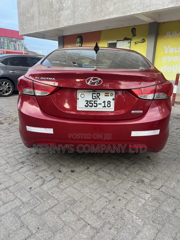 2013 Hyundai Elantra Limited Sedan - Red - 1