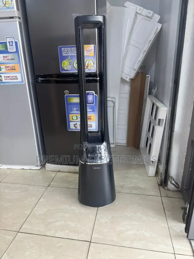 Midea 41-Inch Bladeless Tower Fan & HEPA Air Purifier - 1