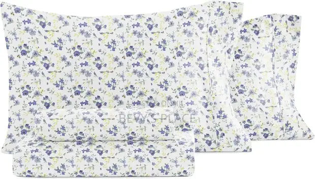 4 Pieces Patterned Sheet Set - King & Queen Sizes - 1