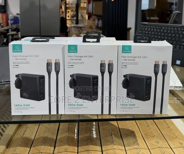 USAMS 140W GaN Fast Charger Kit - 1