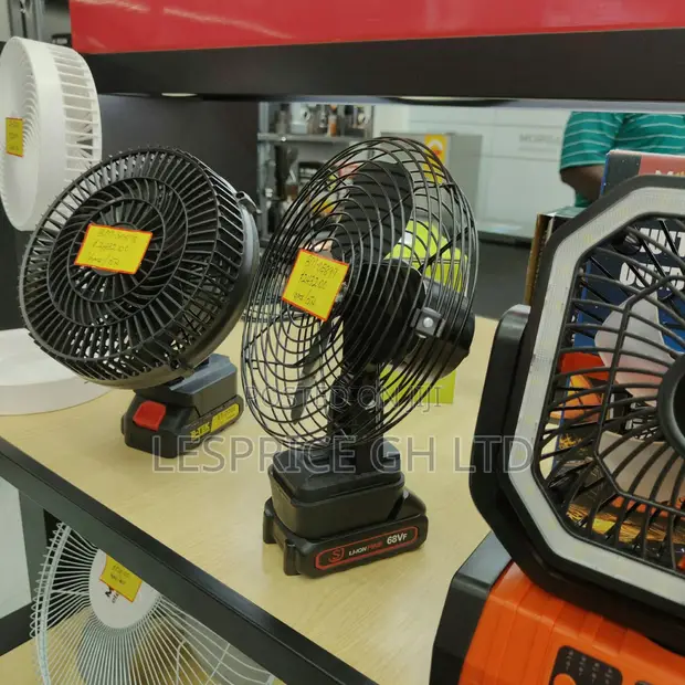 Heavy Duty Cordless Rechargeable Fan - 1