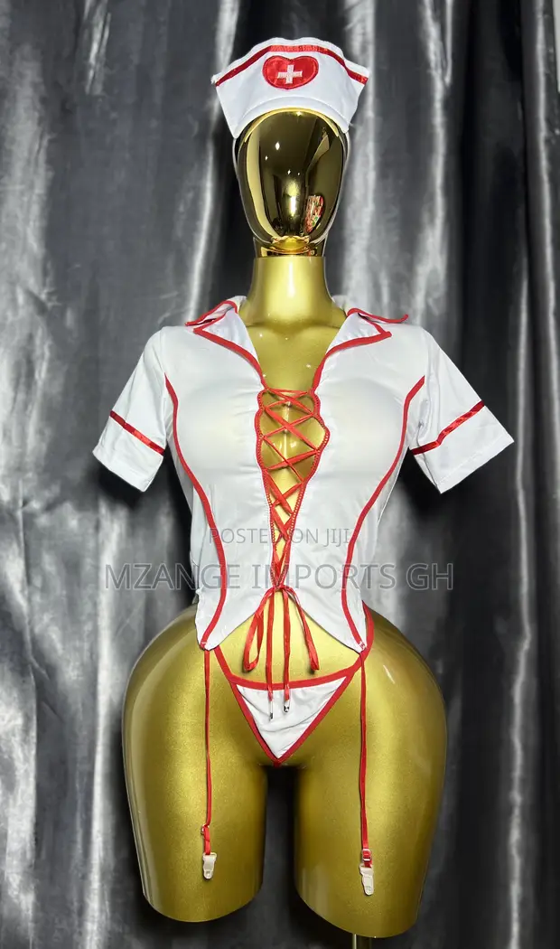 Sexy Nurse Role Play Costume Lingerie - 1
