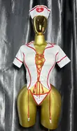 Sexy Nurse Role Play Costume Lingerie - 1