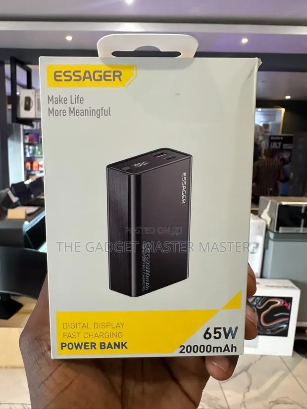 Essager 65W Fast Charging Power Bank 20000mAh - 1