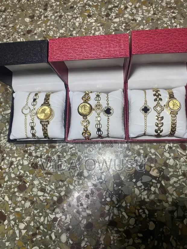 Ladies 3-in-1 Watch with Bracelet - 1