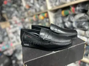 Clarks Leather Loafers - Black