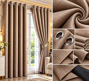 Heavy-Duty Total Blackout Curtains - Brand New