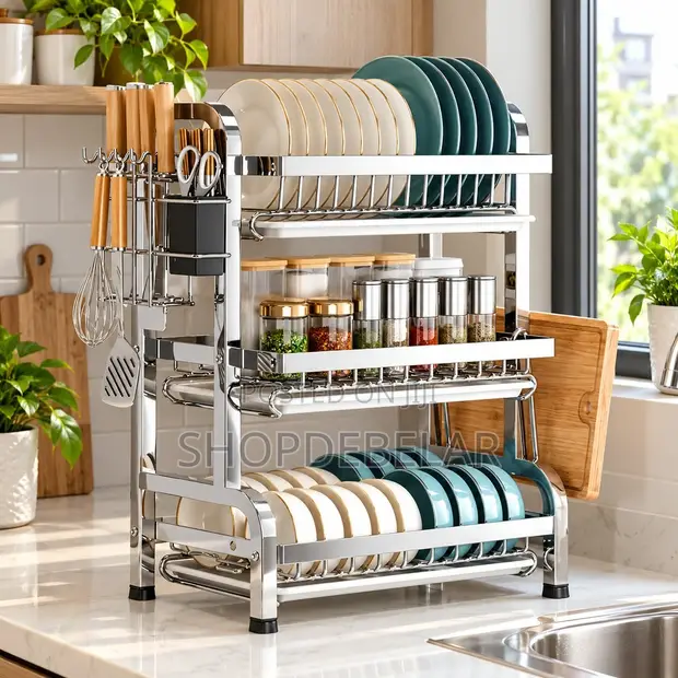 Brand New Steel Dish Rack - 1