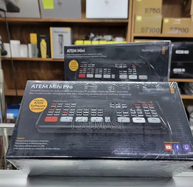 Blackmagic ATEM Mini Pro Live Production Mixer - 1