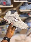New Balance 9060 Sneakers - Beige/Linen/Burgundy - 1