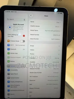 Apple iPad mini Wi-Fi + Cellular 256GB Gray