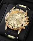 5pcs Men's Quartz Watch Set - Geneva - 2