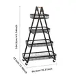 3-Tier Multipurpose Kitchen Trolley - 1
