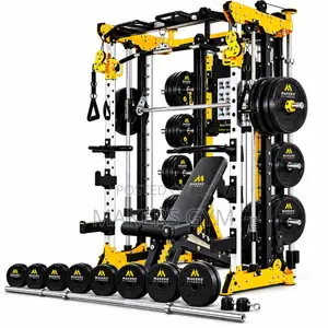 3G Cardio Smith Machine with Weights and Bench