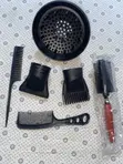 Handheld Hair Dryer with Combs - 1