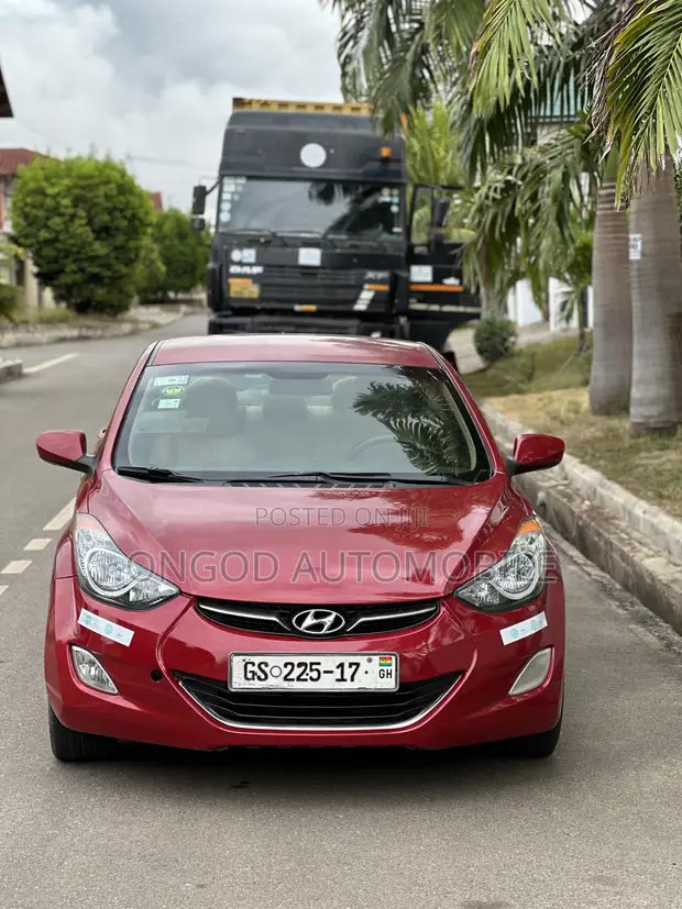 Hyundai Elantra GLS Automatic 2012 Red - 1
