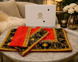 3-in-1 Set Versace Embroidered Towels